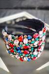 Shop_The House of Aqua_Black Crystals Embellished Hair Band _at_Aza_Fashions