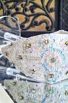 Buy_The House of Aqua_Off White Beads, Sequins Floral Embroidered Headband _Online_at_Aza_Fashions