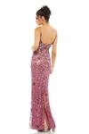 Shop_Mac Duggal_Pink Polyester Embellished Floral Bloom Scoop Neck Sequined Gown _at_Aza_Fashions