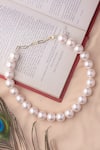 Buy Vivinia By Vidhi Mehra White Gold Plated Pearl Choker at Aza Fashions Buy_Vivinia By Vidhi Mehra_White Gold Plated Pearl Choker _at_Aza_Fashions
