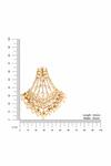 Shop_Kicky & Perky_Gold Plated Kundan Pearl Chandelier Earrings _Online_at_Aza_Fashions