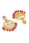 Shop_Kicky & Perky_Gold Plated Pearls, Stones, Beads, Gota Patti Kundan And Chandbalis _Online_at_Aza_Fashions