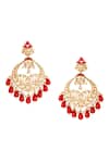 Buy_Kicky & Perky_Gold Plated Pearls, Stones, Beads, Gota Patti Kundan And Chandbalis 