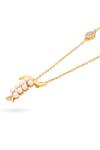 Buy_Kicky & Perky_Gold Plated T Shaped Pendant Necklace _Online_at_Aza_Fashions
