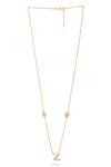 Buy_Kicky & Perky_Gold Plated Z Shaped Pendant Necklace _Online_at_Aza_Fashions