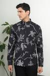 Buy_Lacquer Embassy_Black Cotton Gingham Print Shirt 