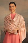 Buy_Modarta_Pink Floral Thread Embroidered Shawl _at_Aza_Fashions