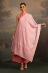 Buy_Modarta_Pink Sozni Floral Embroidered Shawl _Online_at_Aza_Fashions