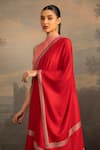 Shop_Modarta_Red Floral Border Embroidered Shawl _Online_at_Aza_Fashions