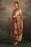Buy_MODARTA_Multi Color Kalamkari And Raj Darbar Print Shawl _Online_at_Aza_Fashions
