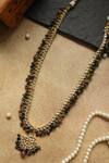 Shop_Paisley Pop_Multi Color Kundan And Tourmaline Long Necklace _at_Aza_Fashions