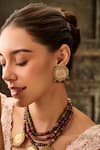 Shop_Paisley Pop_Multi Color Tourmaline Stones Necklace Set _Online_at_Aza_Fashions