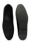 Shop_Asuka_Black Crystals Velvet Hand Embroidered Shoes _at_Aza_Fashions