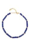 Shop_Mnsh_Blue Bead Embellished Chain Necklace _at_Aza_Fashions