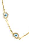 Buy_Mnsh_Gold Plated Pearls Evil Eye Heart Necklace_Online_at_Aza_Fashions