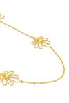 Mnsh_Gold Plated Gulabo Petal Long Chain Necklace _Online_at_Aza_Fashions