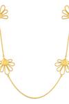 Buy_Mnsh_Gold Plated Gulabo Petal Long Chain Necklace _Online_at_Aza_Fashions