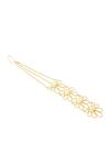 Mnsh_Gold Plated Petal Vine Maangtikka _Online_at_Aza_Fashions