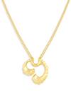 Buy Mnsh Gold Plated Wave Textured Pendant Necklace Online at Aza Fashions Buy_Mnsh_Gold Plated Wave Textured Pendant Necklace _Online_at_Aza_Fashions