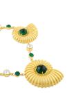 Buy_Mnsh_Gold Plated Multicolor Glass Stone Seashell Necklace _Online_at_Aza_Fashions