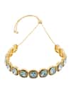 Shop_Isharya_Blue Crystals Embellished Choker _at_Aza_Fashions