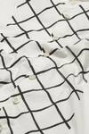 Buy_Abraham And Thakore_White Cotton Embroidery Trellis Block Print Designer Shirt 
