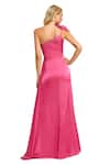 Shop_Mac Duggal_Pink Polyester Crystal One Shoulder Neck Bow Embellished Gown _at_Aza_Fashions