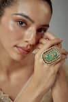 Buy Vivinia By Vidhi Mehra Gold Plated Stones Kundan And Embellished Ring at Aza Fashions Buy_Vivinia By Vidhi Mehra_Gold Plated Stones Kundan And Embellished Ring _at_Aza_Fashions