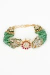 Shop Vivinia By Vidhi Mehra Gold Plated Beads, Crystals Kundan And Designer Bracelet at Aza Fashions Shop_Vivinia By Vidhi Mehra_Gold Plated Beads, Crystals Kundan And Designer Bracelet _at_Aza_Fashions