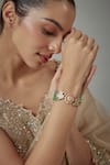 Buy Vivinia By Vidhi Mehra Gold Plated Beads, Crystals Kundan And Designer Bracelet at Aza Fashions Buy_Vivinia By Vidhi Mehra_Gold Plated Beads, Crystals Kundan And Designer Bracelet _at_Aza_Fashions