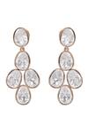 Shop_Auraa Trends_White Kundan Embellished Necklace And Earring Set 