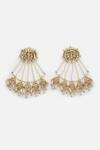 Dugran By Dugristyle Gold Plated Pearls Kundan Drop Earrings Online at Aza Fashions Dugran By Dugristyle_Gold Plated Pearls Kundan Drop Earrings _Online_at_Aza_Fashions