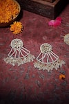 Buy Dugran By Dugristyle Gold Plated Pearls Kundan Drop Earrings at Aza Fashions Buy_Dugran By Dugristyle_Gold Plated Pearls Kundan Drop Earrings _at_Aza_Fashions