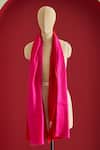 Buy_Shaza_Red Cashmere Ombre Stole _at_Aza_Fashions