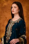 Saahiil Kapoor Green Silk, Organza, Cotton Zari, Sequins, Embroidery Nora Zardozi Kurta Set Online at Aza Fashions Saahiil Kapoor_Green Silk, Organza, Cotton Zari, Sequins, Embroidery Nora Zardozi Kurta Set _Online_at_Aza_Fashions