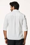 Shop_Terra Luna_White Cotton Solid Shirt _at_Aza_Fashions