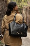 Shop_Gla_Black Lotus Monogrammed Handbag _at_Aza_Fashions