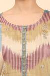 Buy_Mamicha_Blue Cotton Embroidery Round Neck Abstract Thread Kurta Set _Online_at_Aza_Fashions