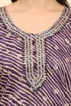Shop_Mamicha_Purple Cotton Printed Diagonal Stripe Round Violet Embroidered Kurta Set _Online_at_Aza_Fashions