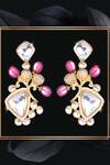 Buy Nayaab By Sonia Gold Plated Stones Golestan Radiance Dangler Earrings Online at Aza Fashions Buy_Nayaab By Sonia_Gold Plated Stones Golestan Radiance Dangler Earrings _Online_at_Aza_Fashions