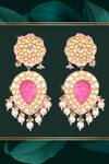 Buy Nayaab By Sonia Gold Plated Stones Embellished Drop Earrings Online at Aza Fashions Buy_Nayaab By Sonia_Gold Plated Stones Embellished Drop Earrings _Online_at_Aza_Fashions