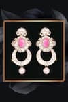 Buy Nayaab By Sonia Gold Plated Pearls, Stones And Polki Chandbali Earrings Online at Aza Fashions Buy_Nayaab By Sonia_Gold Plated Pearls, Stones And Polki Chandbali Earrings _Online_at_Aza_Fashions