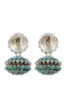 Buy_Sangeeta Boochra_Blue Stones Turquoise Studded Earrings _Online_at_Aza_Fashions