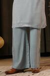 Buy_Soniya G_Blue Georgette Sequins Ice Embellished Kurta Set _Online_at_Aza_Fashions