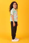 Buy_Anthrilo_Black Cotton Ice Cream Print T-shirt With Joggers _Online_at_Aza_Fashions