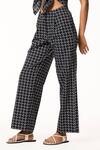 Buy_Terra Luna_Black Cotton Monogram Pattern Pant _Online_at_Aza_Fashions