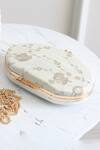Shop_Boxwish By Bhumika_Cream Zari, Sequins Embroidered Clutch _Online_at_Aza_Fashions