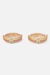 Shop Vivinia By Vidhi Mehra Gold Plated Stones Bahara Embellished Bangles Set at Aza Fashions Shop_Vivinia By Vidhi Mehra_Gold Plated Stones Bahara Embellished Bangles Set _at_Aza_Fashions