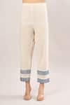 Banana Labs_Multi Color Cotton Round Neck Stripe Kurta Set _Online_at_Aza_Fashions