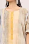 Buy_Banana Labs_Multi Color Cotton Round Neck Stripe Kurta Set 